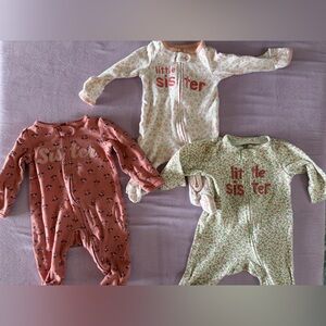 Adorable “Little Sister” PJ Trio